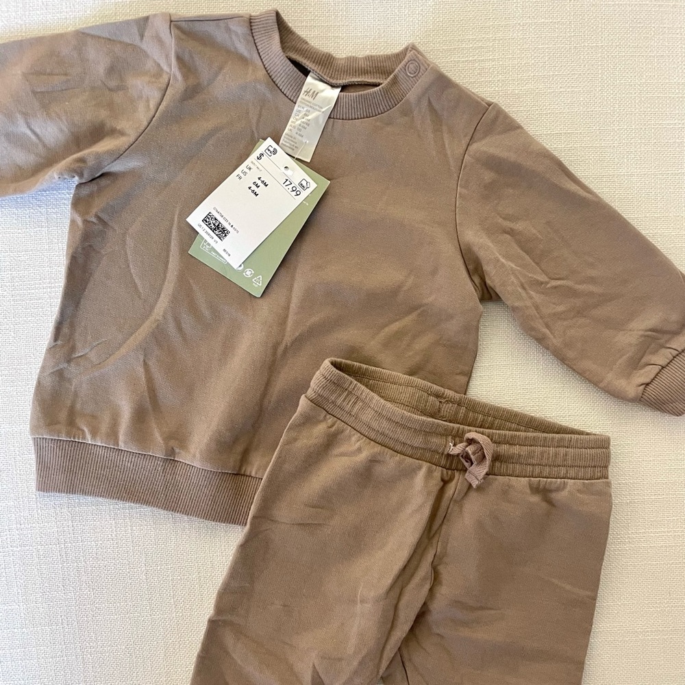 H&M Cotton sweater and sweatpants set